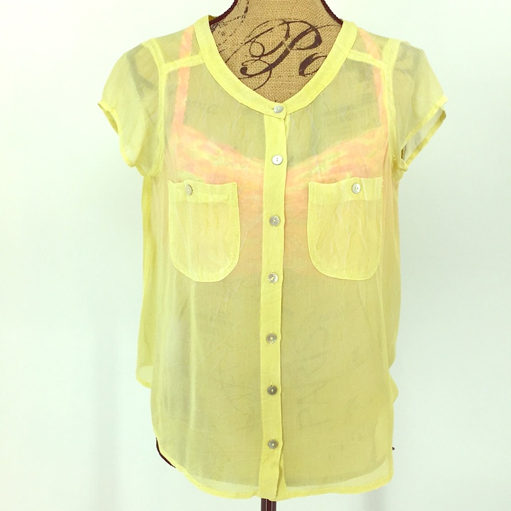we the free Sheer Top